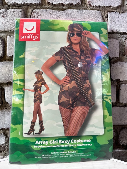 Army Girl Kostüm Smiffys