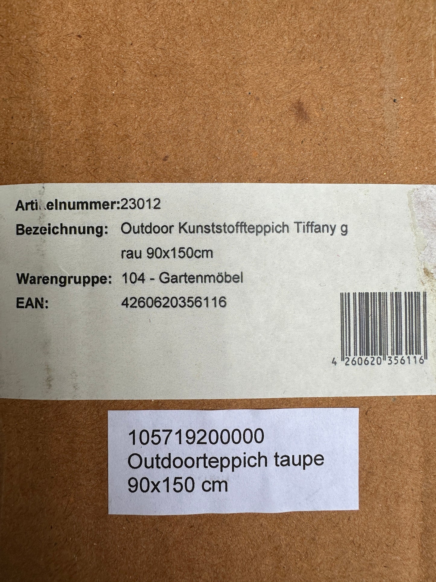 Outdoor Kunststoffteppich Tiffany 90x150cm