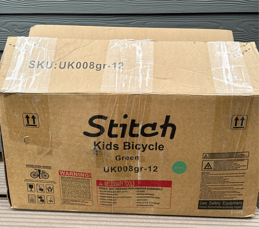 Kinderfahrrad Stitch 12 Zoll in Grün