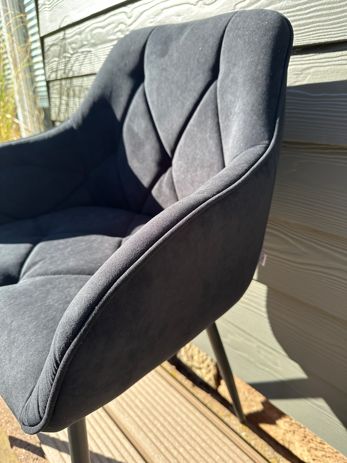 WOLTU Esszimmerstuhl schwarz 2er Set