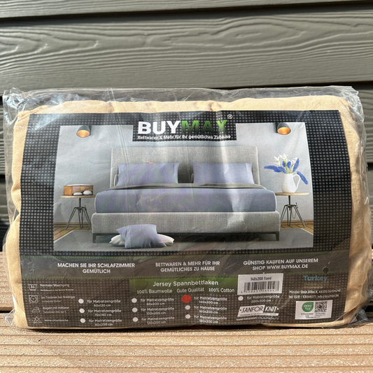 Jersey Spannbettlaken BuyMax 140x200