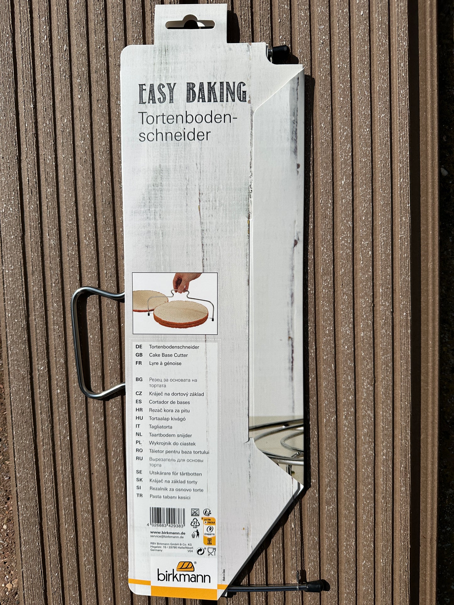 Tortenbodenschneider Easy Baking