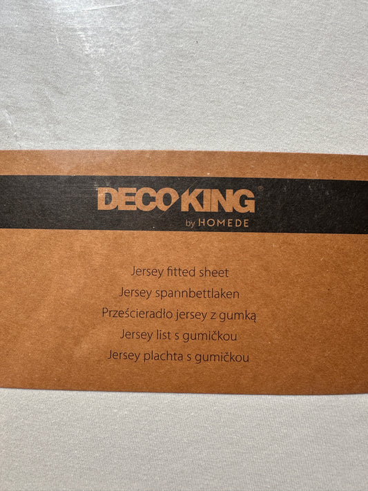 Jersey Spannbettlaken Deco King