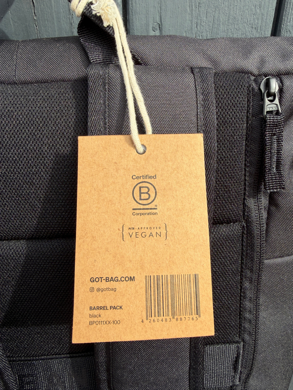 Rucksack Barrel Pack Got Bag