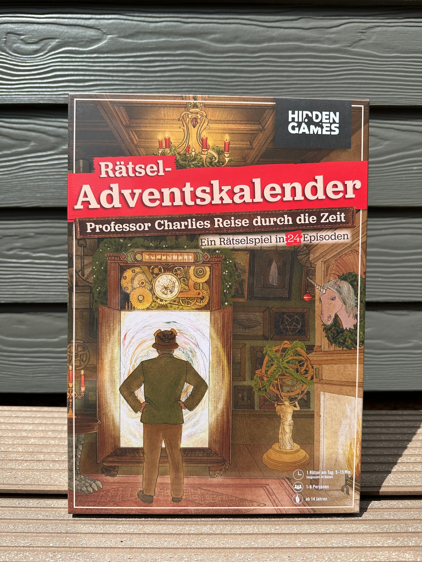 Rätsel-Adventskalender: Charlie Reise durch die Zeit - Hidden Games