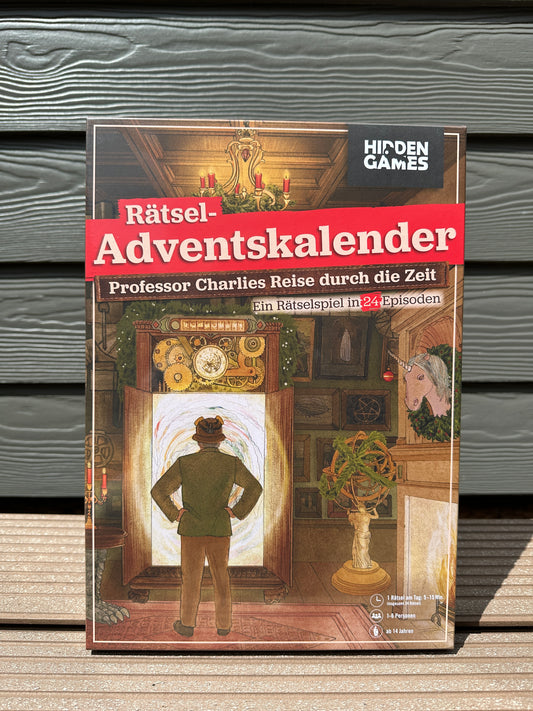 Rätsel-Adventskalender: Charlie Reise durch die Zeit - Hidden Games