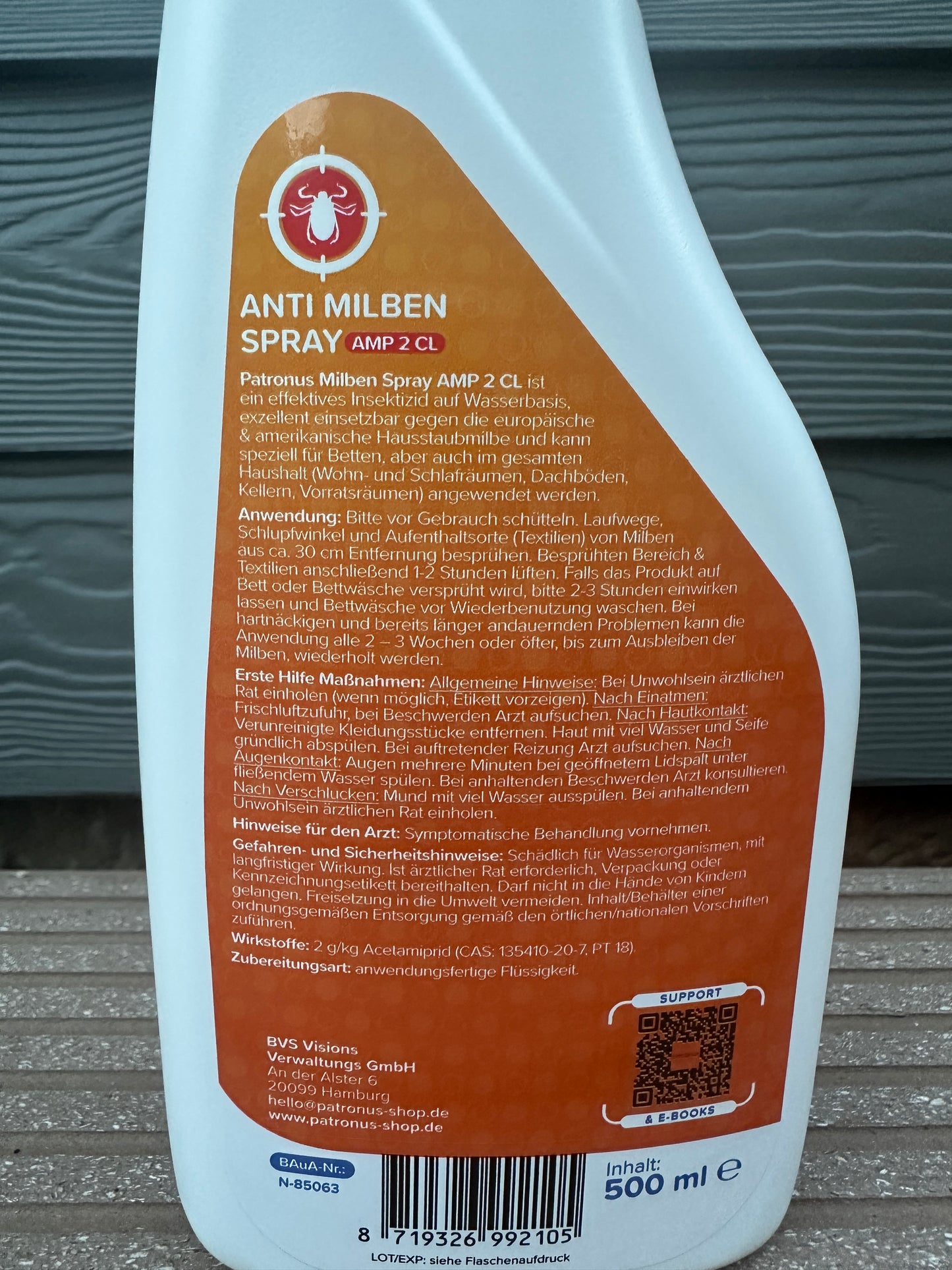 Patronus Milbenspray 500ml