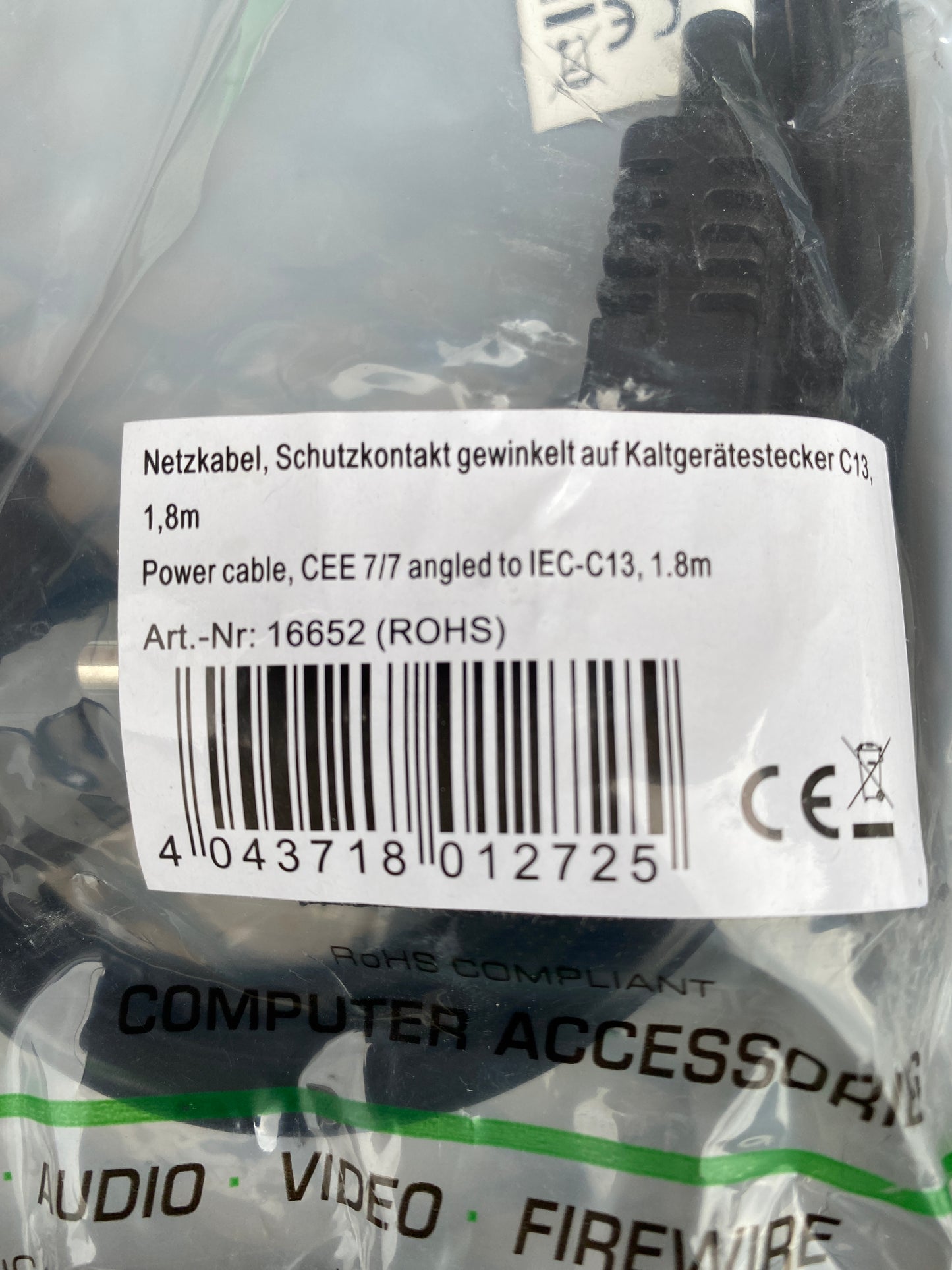 Netzkabel inLine