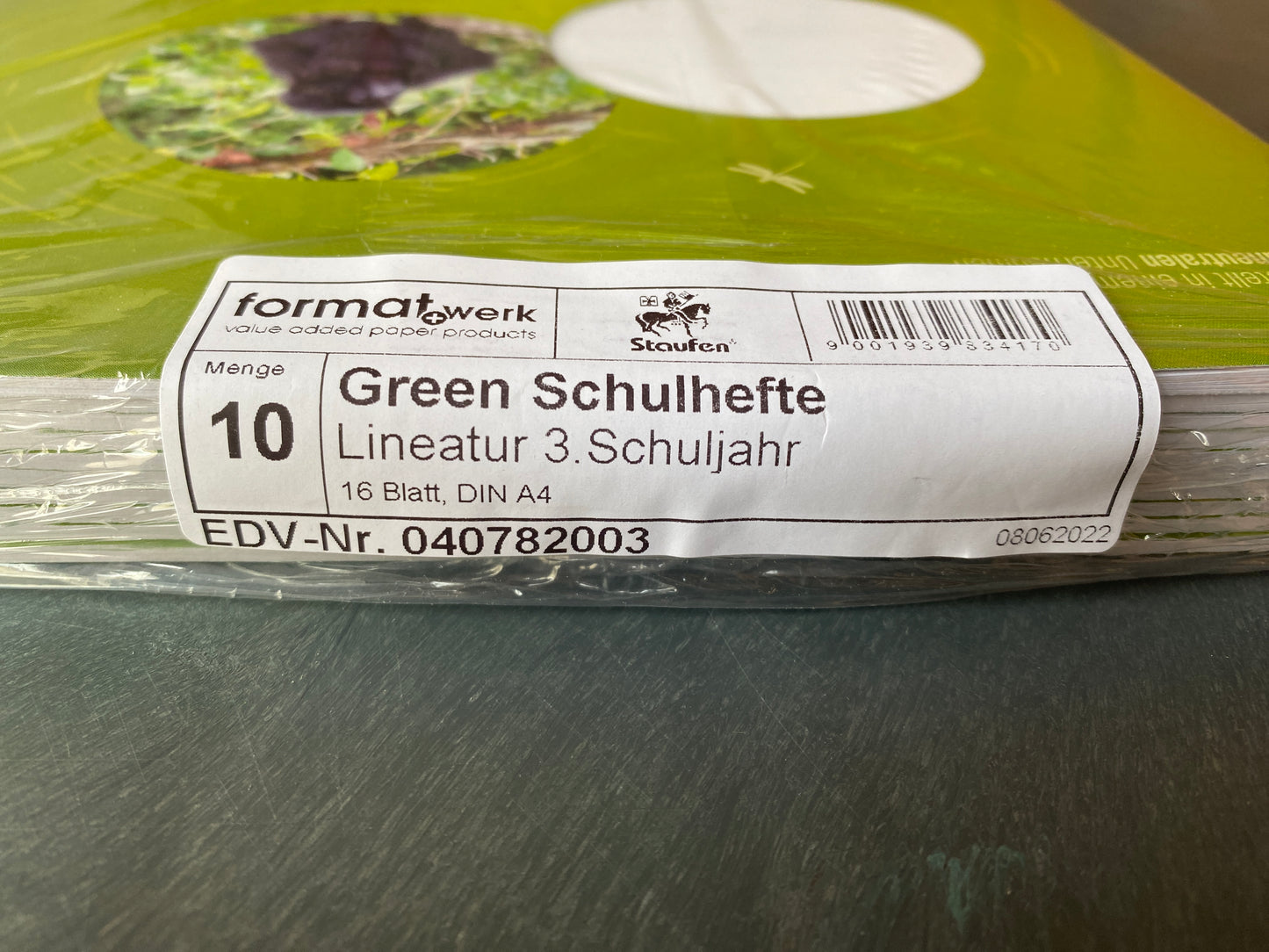 Schulhefte Staufen Green A4 liniert
