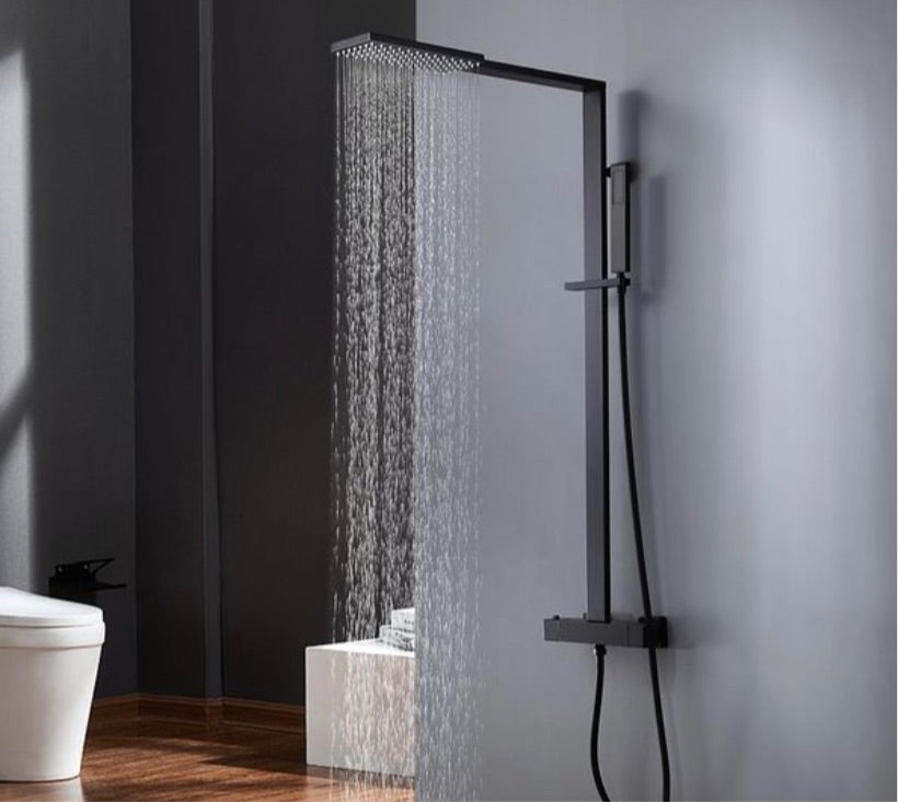 Dusche freiliegend